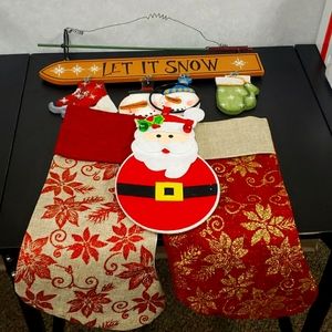 Christmas decor grouping